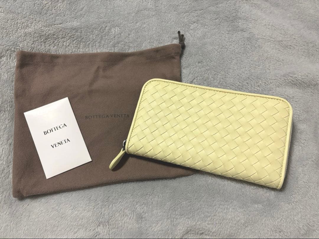 新品未使用◆ボッテガヴェネタ イントレチャート 長財布 ラウンドジップ 男女兼用