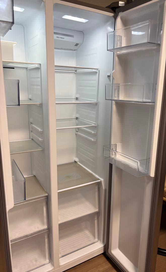 AQUA シルバー冷蔵庫AQR- SBS48R 475L