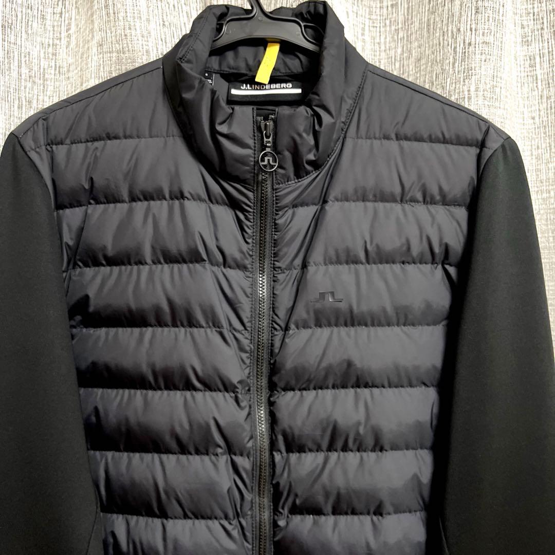 ジェイリンドバーグ　ブリッジロゴ×ダンボールニット 長袖　ダウンジャケット