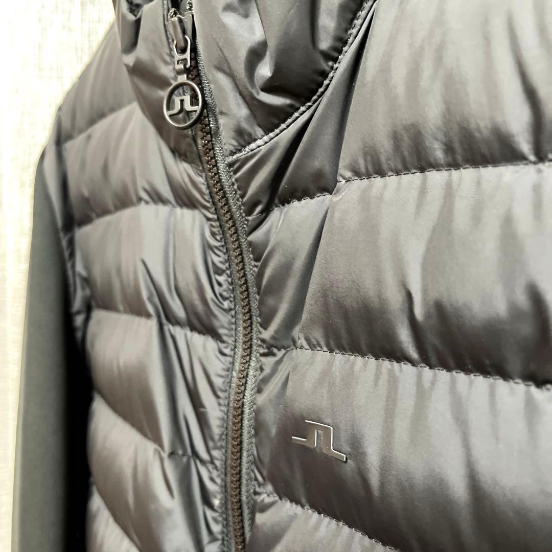 ジェイリンドバーグ　ブリッジロゴ×ダンボールニット 長袖　ダウンジャケット