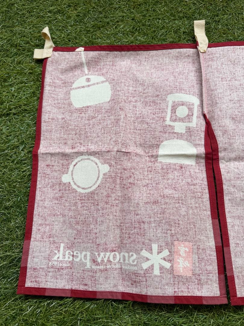 スノーピーク 野簾 Noren のれん レッド FES-041 雪峰祭2014