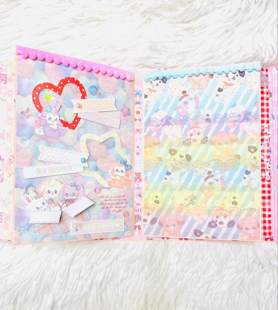 おすそ分けファイル　蛇腹ファイル　セット販売　紙モノ　コラージュ　メモ