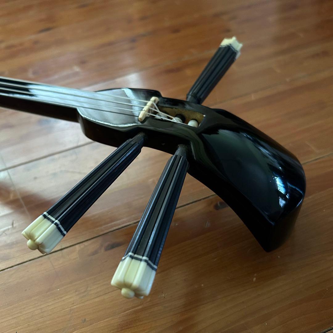 ◼️宮古島から◼️本皮三線(強化張り仕様) ◼️初心者の方へ最適な高級三線◼️中古美品