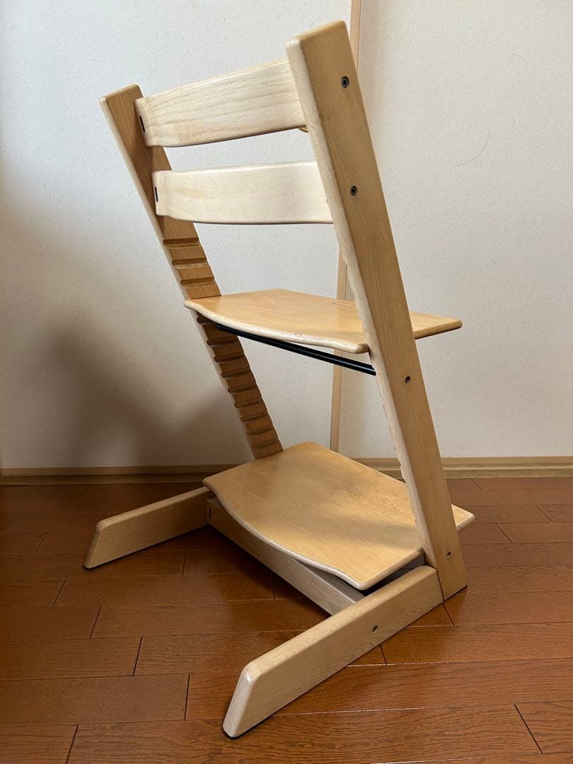 ストッケ　トリップトラップ　ナチュラル【シリアルNo.4、六角レンチ・説明書付】