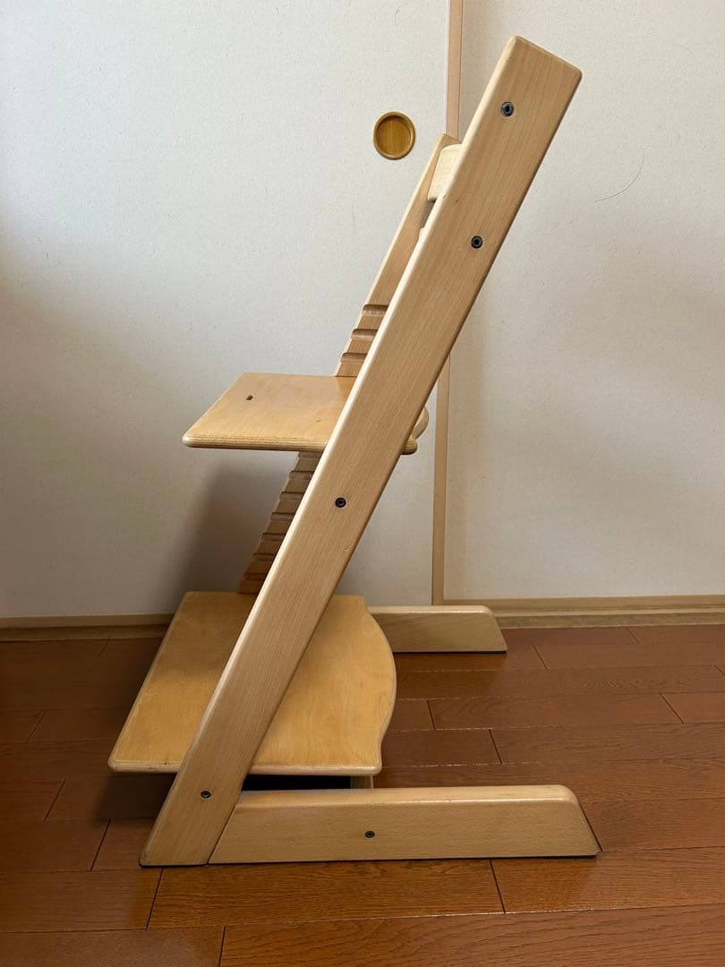 ストッケ　トリップトラップ　ナチュラル【シリアルNo.4、六角レンチ・説明書付】