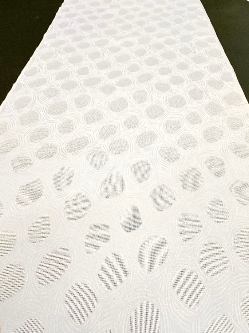 ❗️出品削除ご案内❗️小松織　紋紗長襦袢　正絹紗長襦袢反物　夏長襦袢　単衣長襦袢