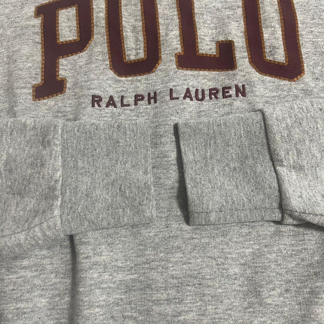 ✨️激レア✨️POLO ラルフローレン スウェット ロゴ トレーナー グレー S