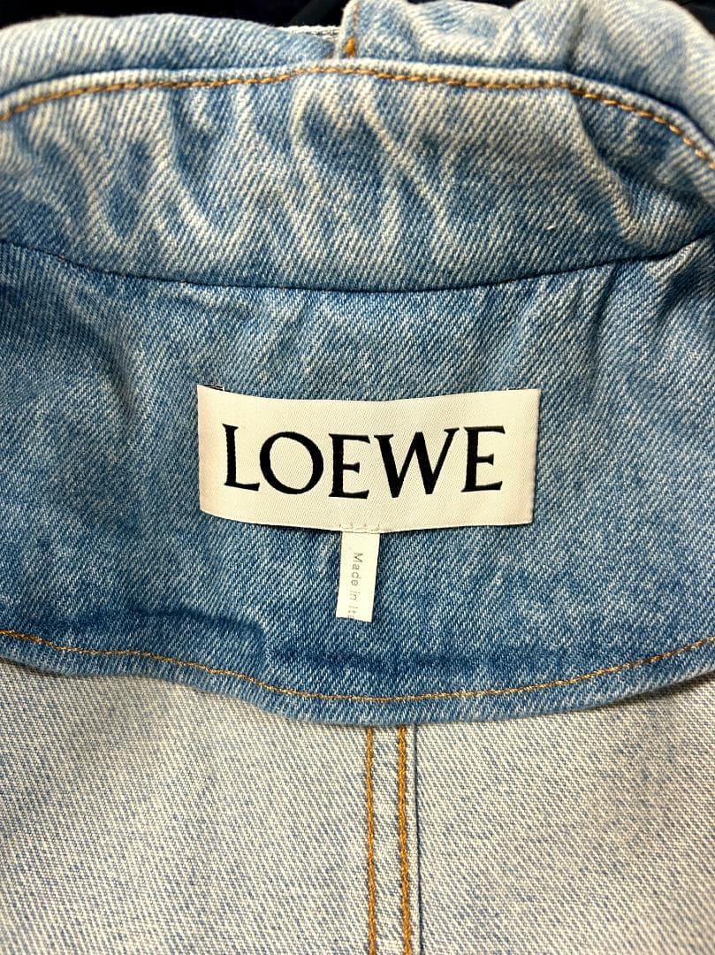 LOEWE ロエベ 21AW ワイドスリーブ デニムジャケット インディゴ 32