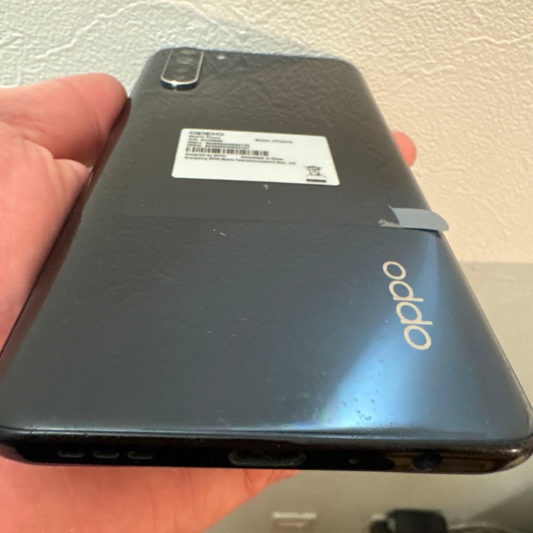 OPPO Reno3 A ブラック　箱付　イヤホンなし、充電コードなし