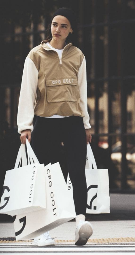 新品タグ付　ハーフジップブルゾン