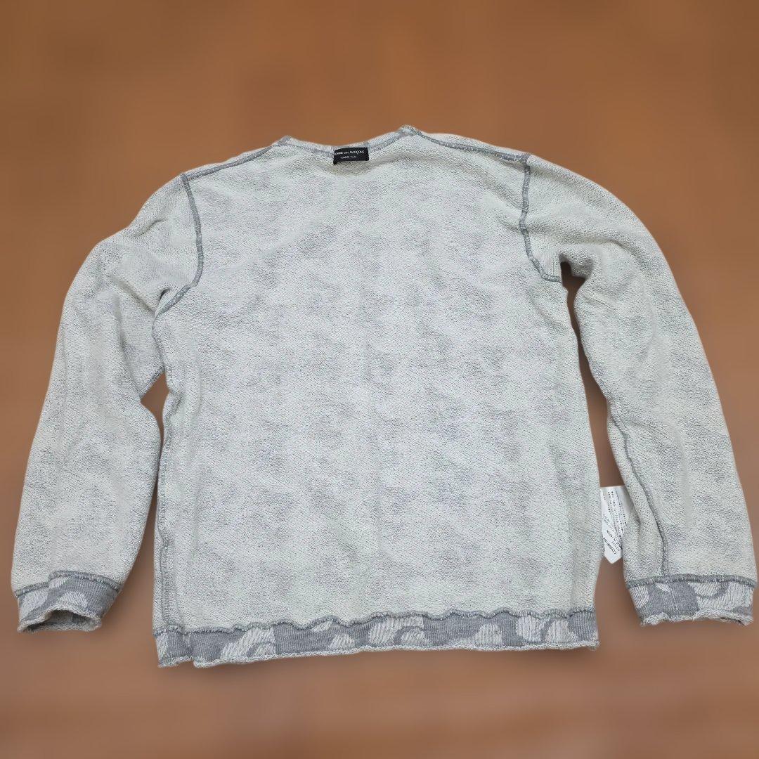 コム デ ギャルソン オム プリュス　スウェット　グレー　サイズM程度