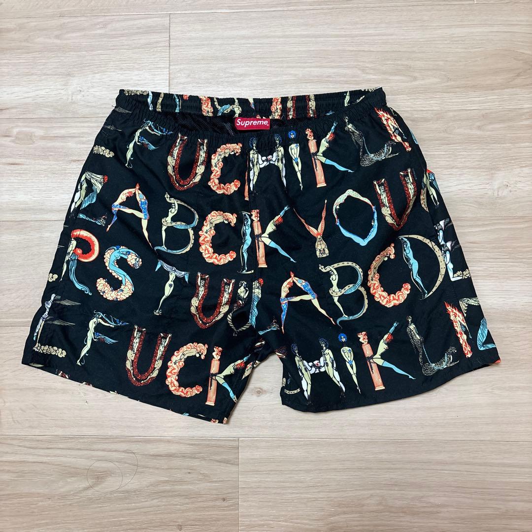 Supreme アルファベットプリント ショートパンツS