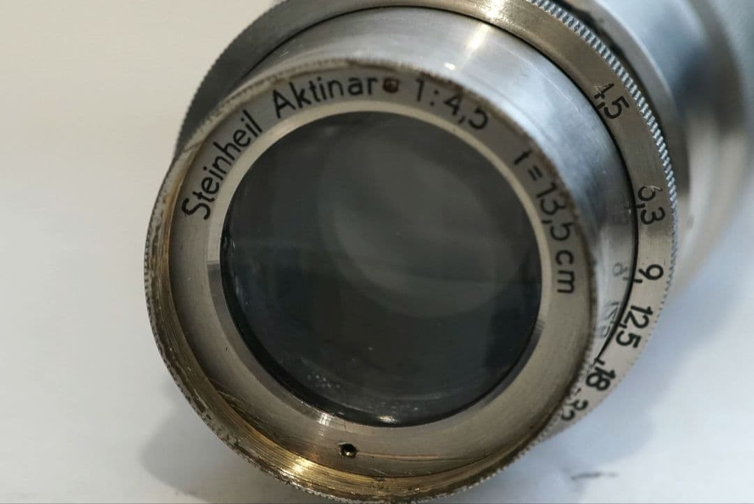 【ジャンク】Steinheil Aktinar 13.5cm F4.5
