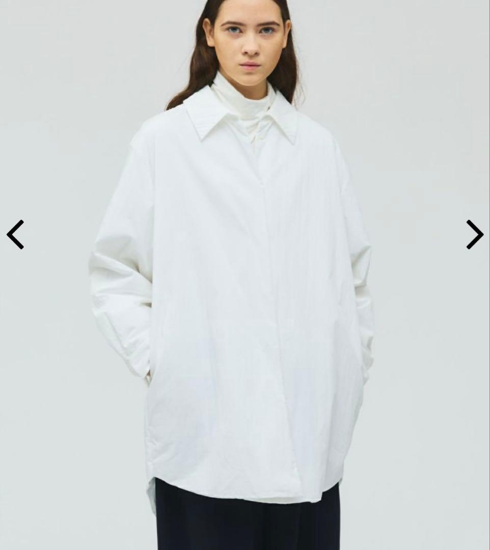 mizuiro ind ワイドパディングシャツジャケット