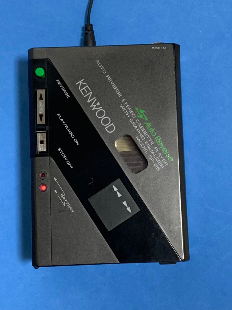 KENWOOD オートリバース ステレオカセットプレーヤー CP-G5 動作美品