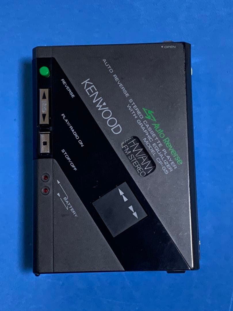 KENWOOD オートリバース ステレオカセットプレーヤー CP-G5 動作美品
