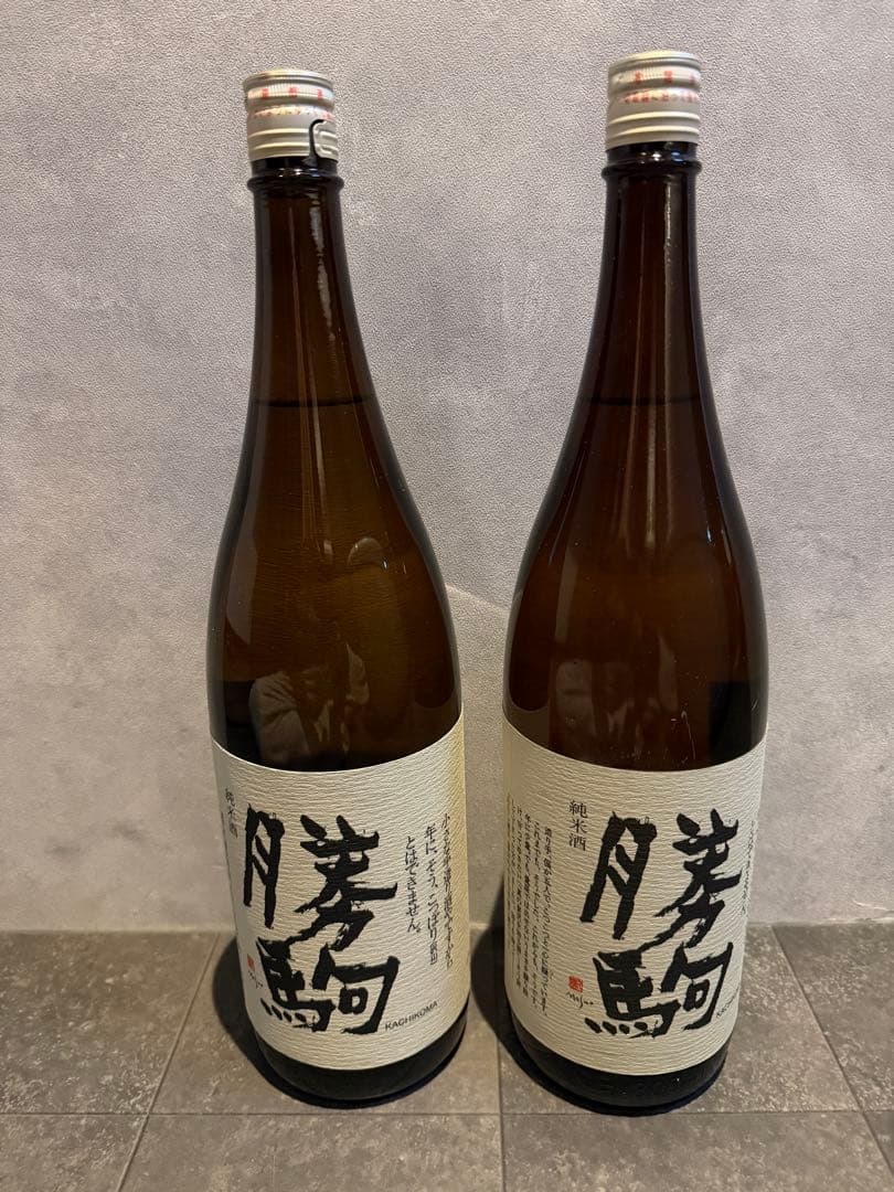 勝駒 純米酒 1.8L x 2本セット