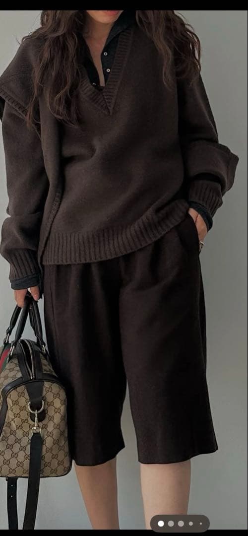 最終価格etre tokyoウールカルゼタックショートパンツ