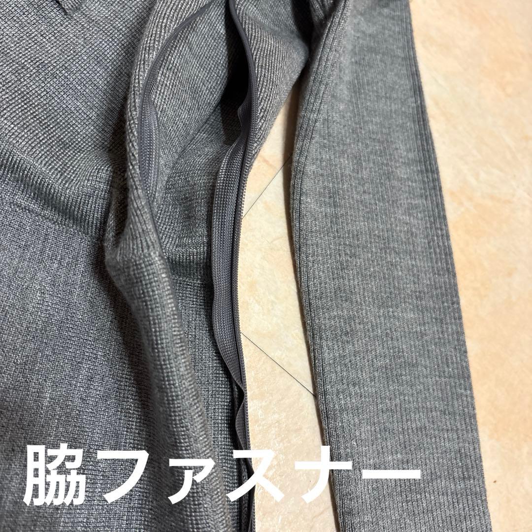 M'S GRACY グレー リボンニットワンピース 38 秋冬物