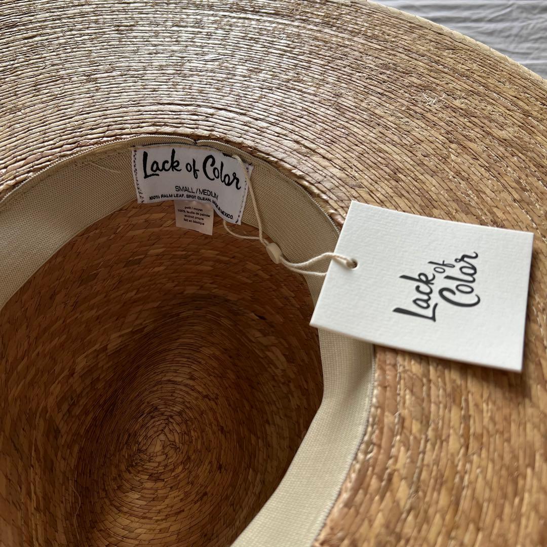 【新品未使用タグ付】 Lack of Color 麦わらハット 帽子