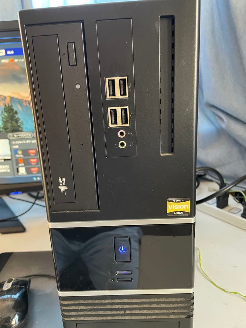 Win11デスクトップPC Acer製モニター　オフィスソフト付き　直ぐに使用可