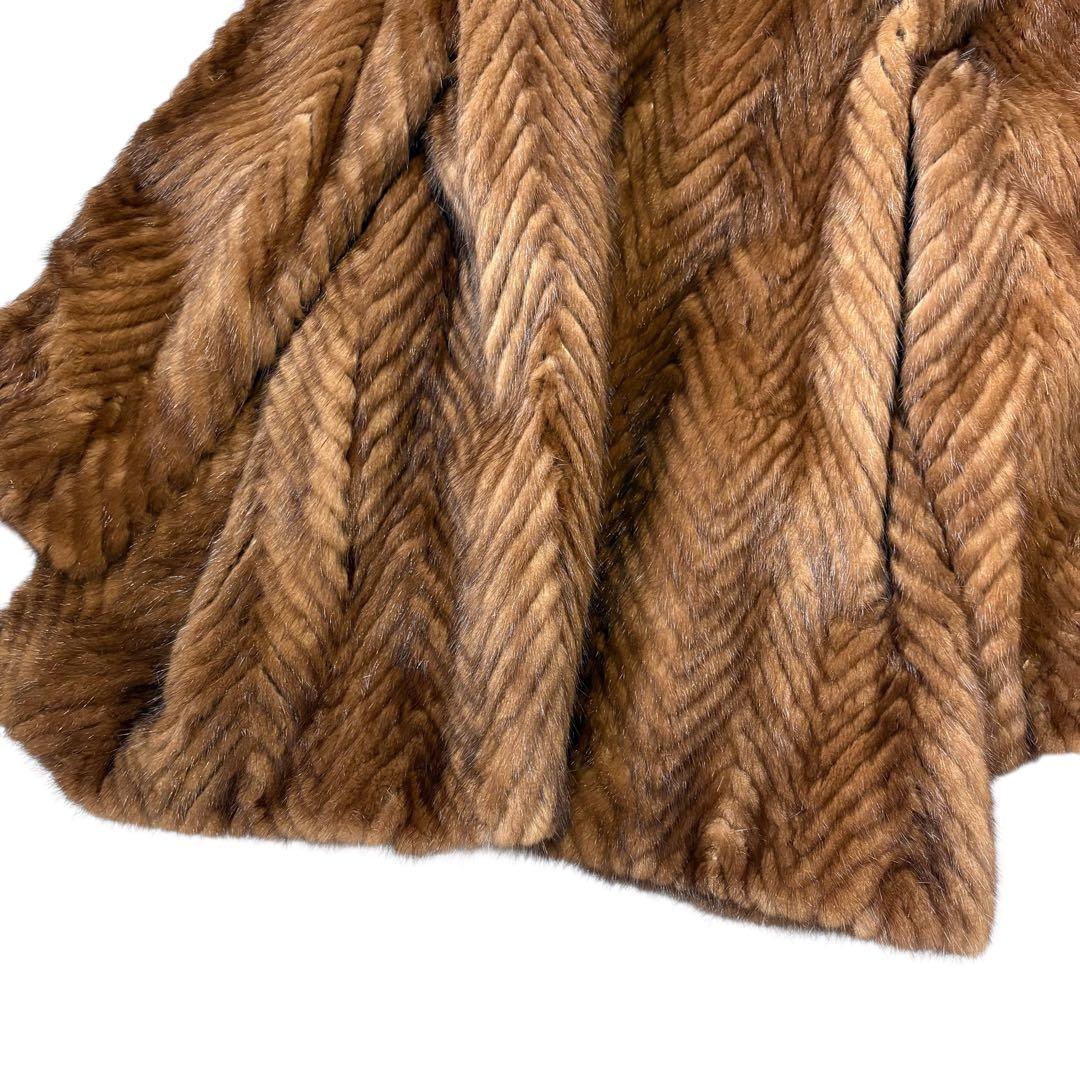 SAGA MINK サガミンク ミンクファーコート ロングコート 毛皮 11