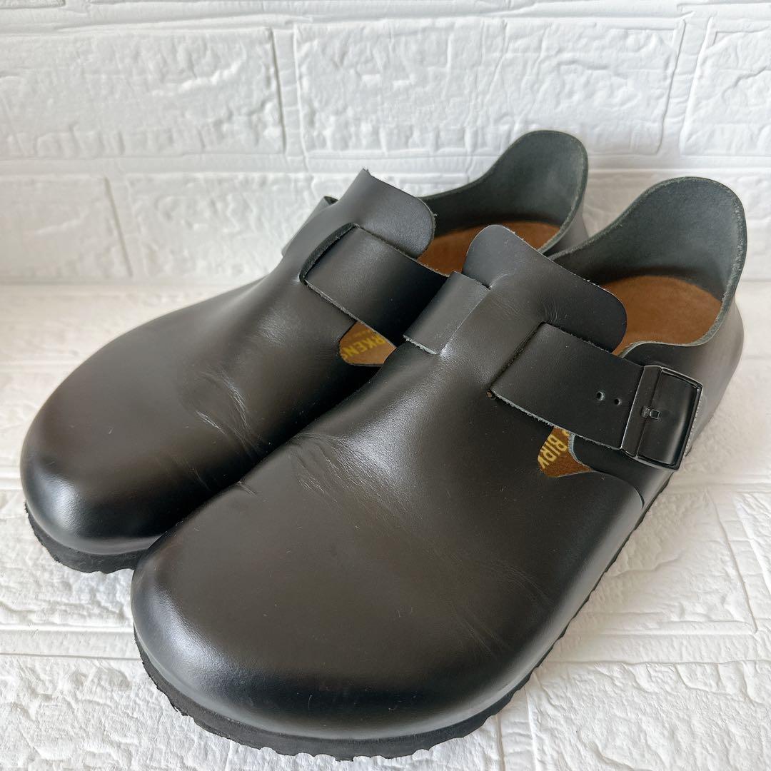 BIRKENSTOCK ロンドン 43 ブラック 28cm レザー LONDON