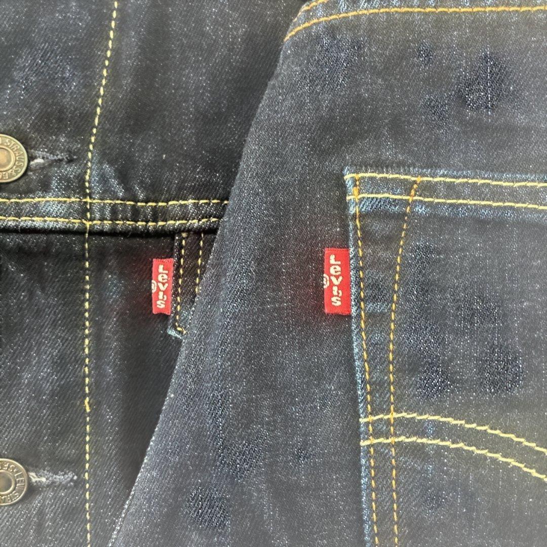 リーバイス　濃紺デニムセットアップ トラッカージャケット 501 W31 赤耳