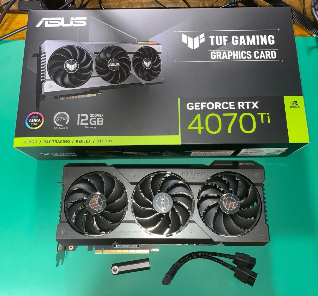 【動作品　美品】ASUS GeForce RTX 4070 Ti