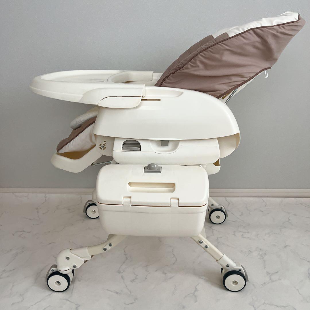 美品 コンビ ネムリラ オートスウィング 電動 ハイローチェア