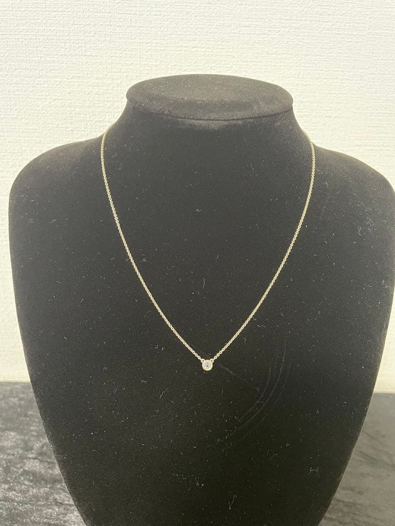 TIFFANY ティファニー アクアマリン 0.06ct ネックレス