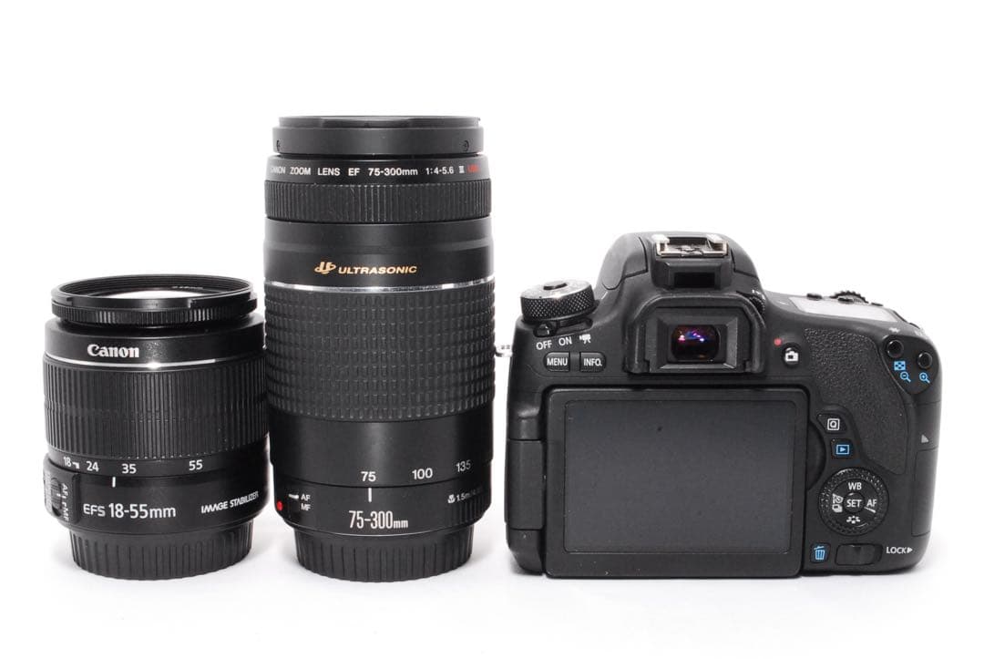 一眼レフカメラ❤️Canon EOS 8000D ダブルレンズ❤️超望遠レンズセット