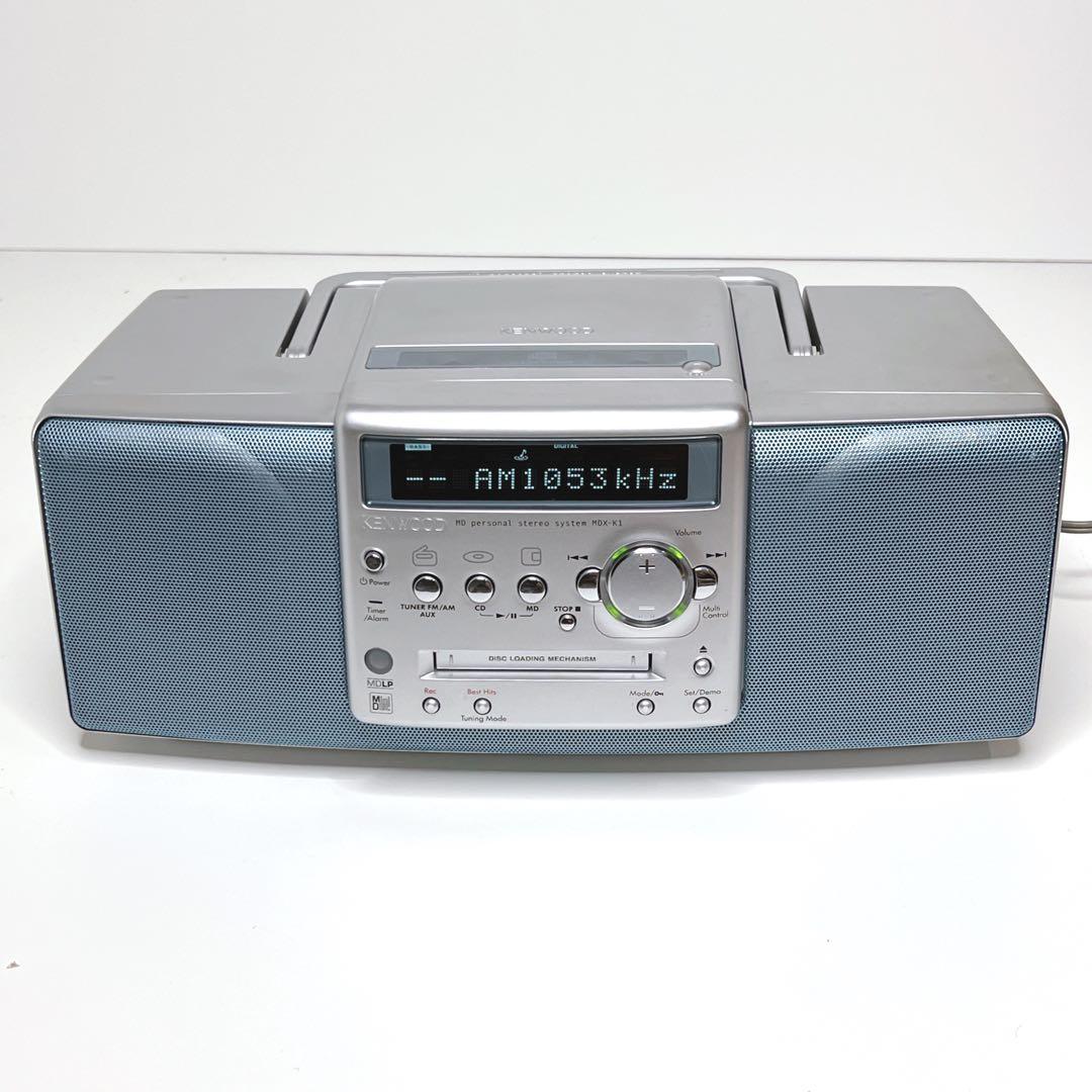 【極美品】 KENWOOD MDX-K1 CD MD チューナー　ラジカセ