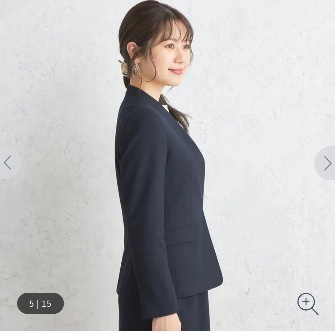 AOKI 青木 スーツ セットジャケット 5号 スカート 3号 紺