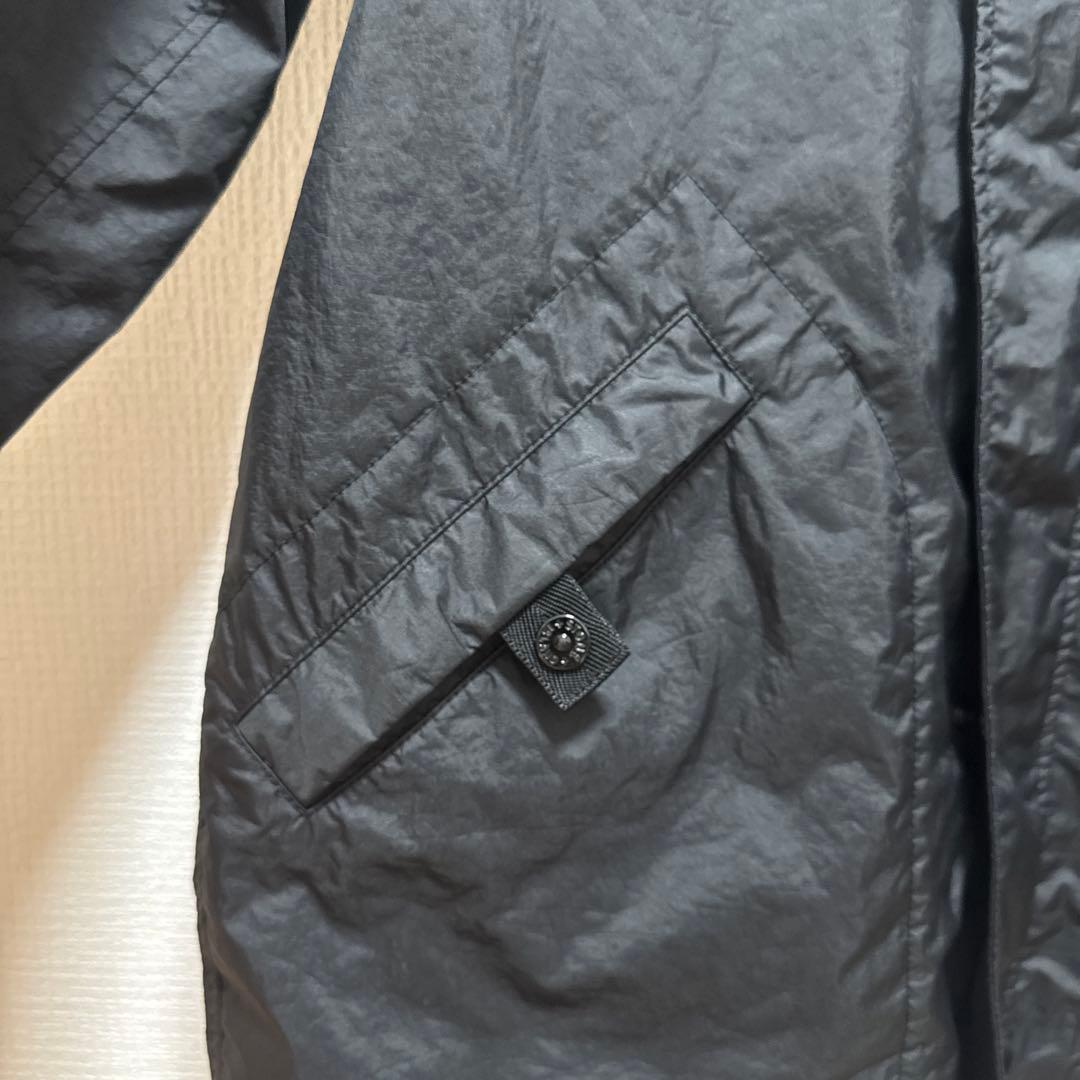 STONE  ブラックナイロンジャケット