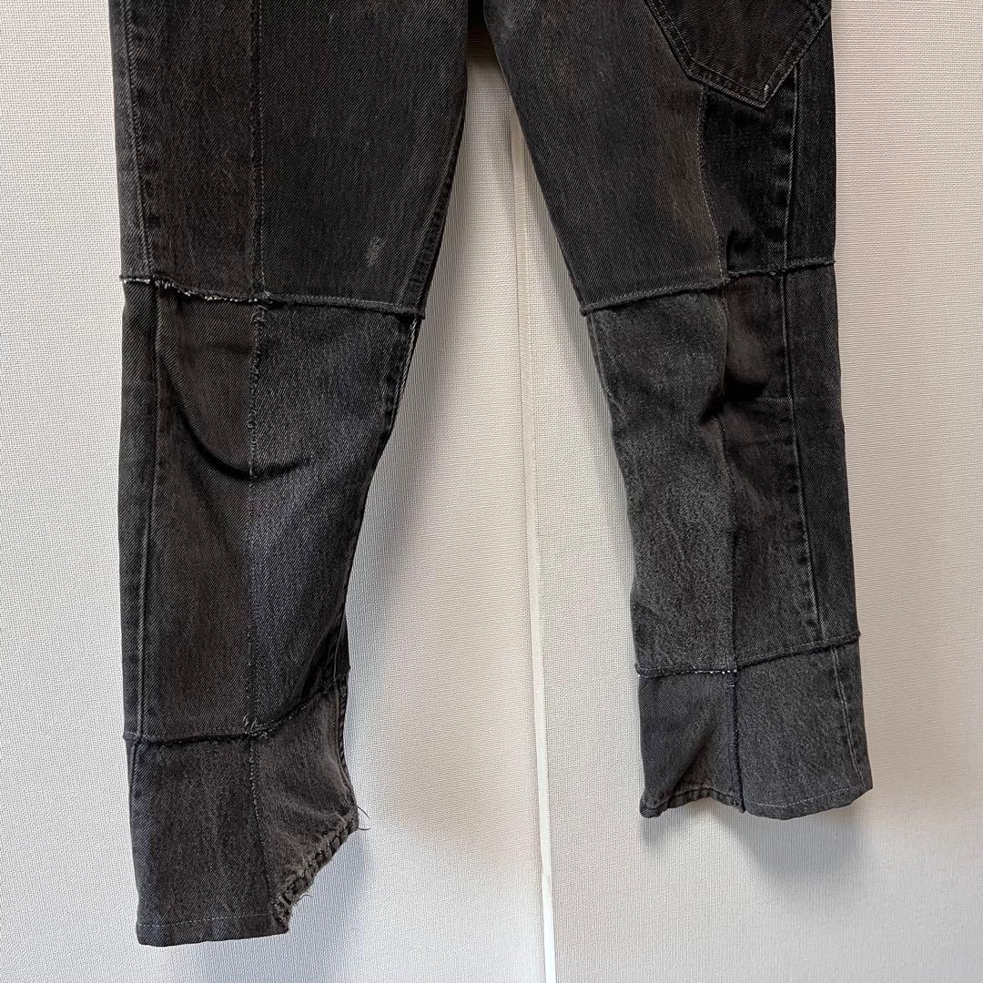 ソロイスト soloist 再構築デニム　44 ブラック