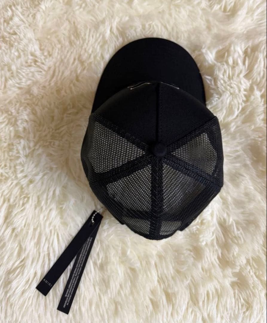 【未使用】Amiri アミリ ロゴ刺繍 ベースボール キャップ