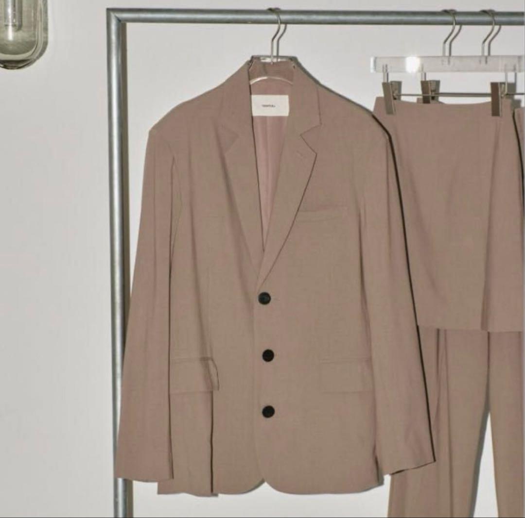 美品 Todayful Heather Over Jacket グレージュ38