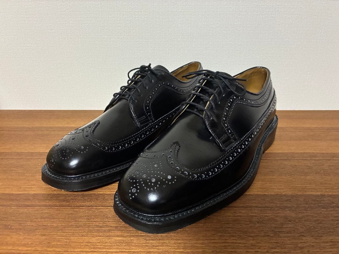 MR. MARTI レザーシューズ ロングウィング 8 1/2 デッドストック