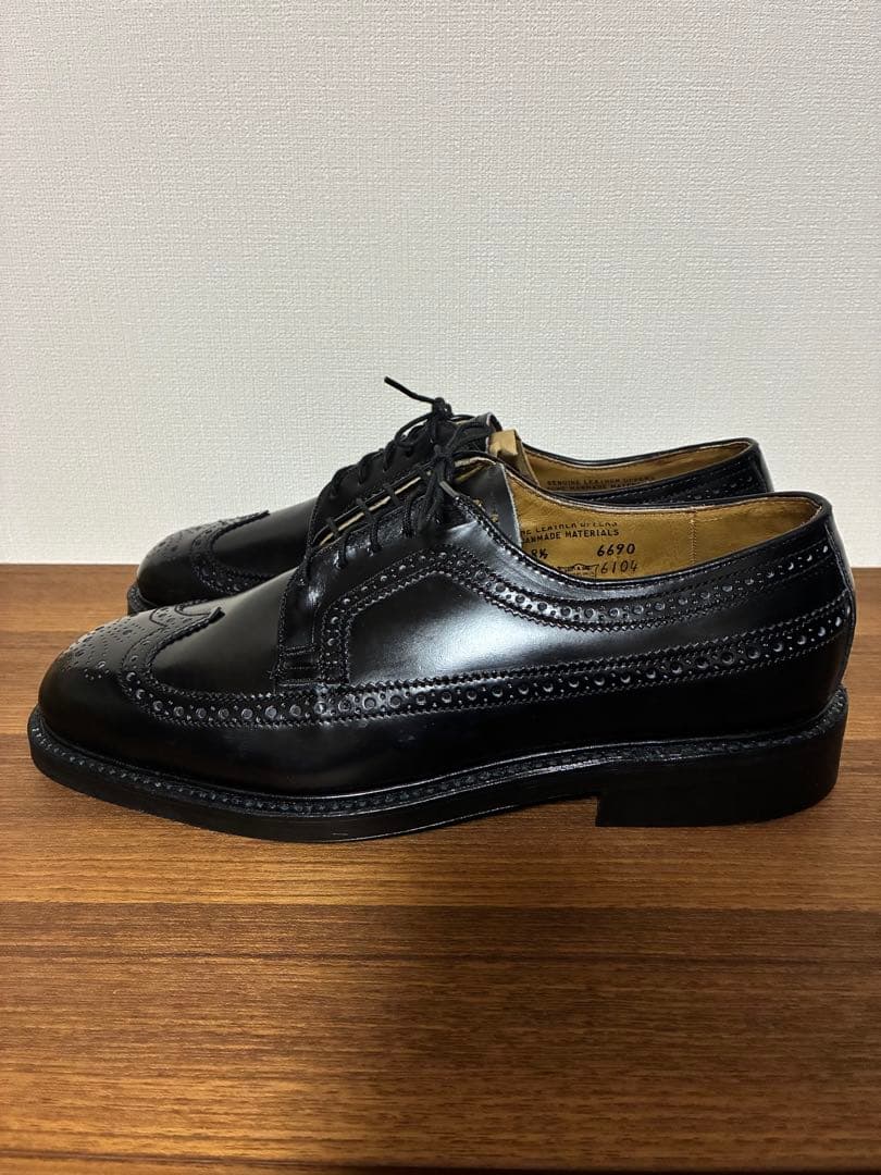 MR. MARTI レザーシューズ ロングウィング 8 1/2 デッドストック