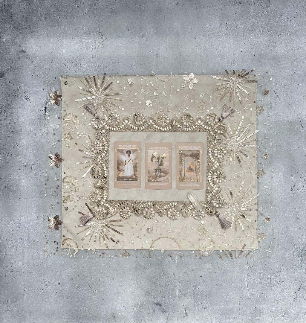 Creative Kit レースクロスとマットの2点セット 太陽と月のレース