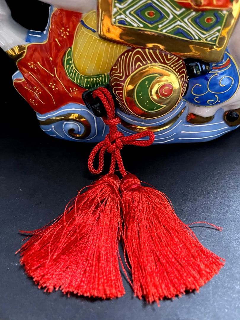 九谷焼　金の白馬　目標達成や人生の目的に向けて前進する