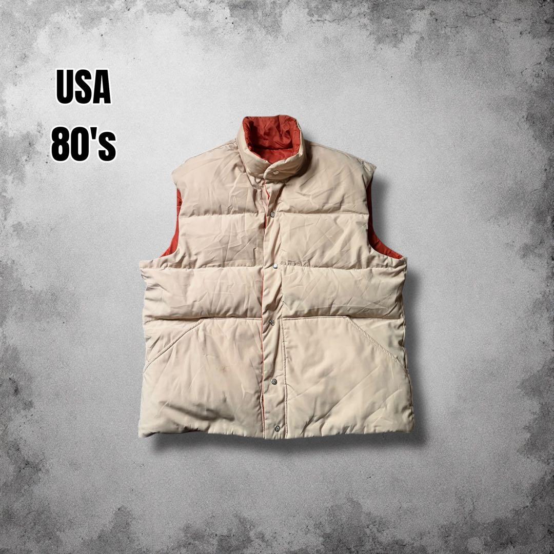 【専用】80s USA製 グースダウンジャケット ヴィンテージ ベスト