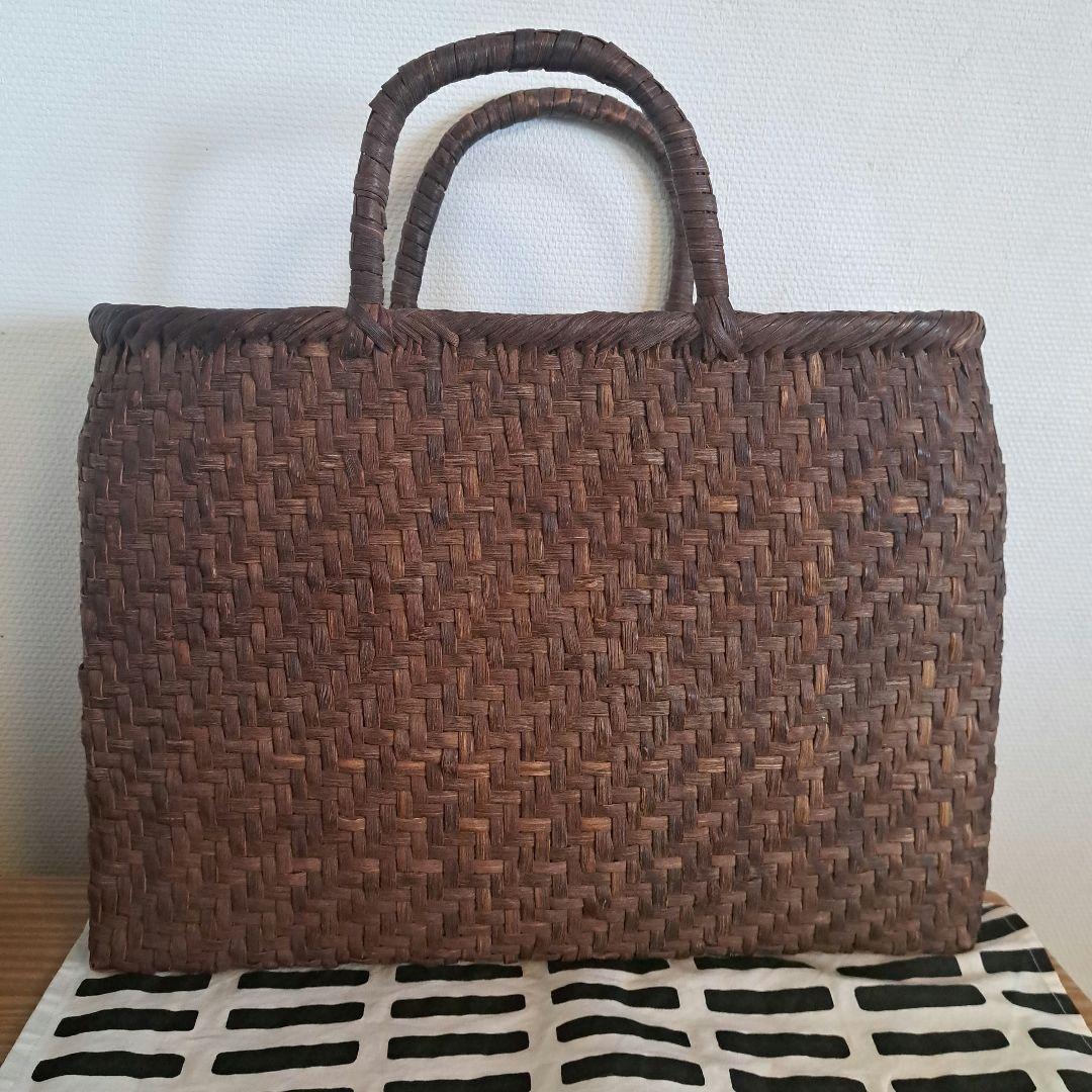 国産　山葡萄　大きなかごバッグ