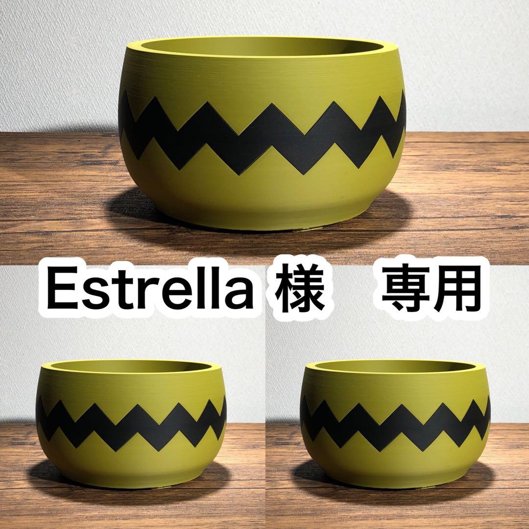 Estrella 　TKS POT 　3号浅鉢4号深鉢　3Dプリンター鉢