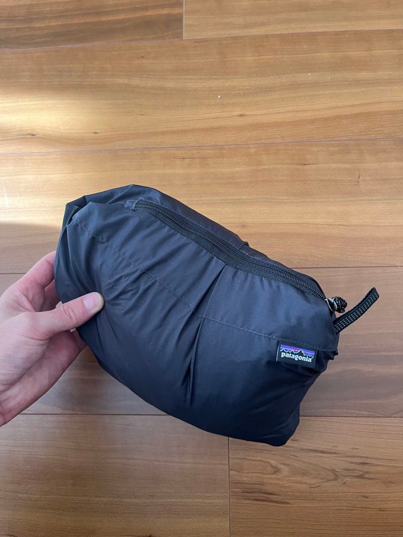 18年 patagonia 黒 ダウンベスト ナノパフ　リバーシブル