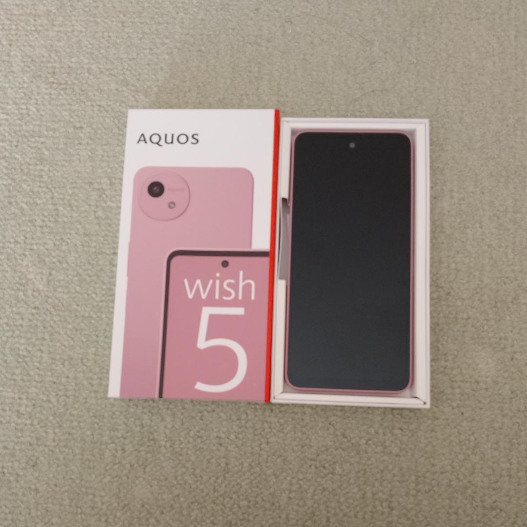 新品　AQUOS wish 5 SH-52F ナデシコ　SIMフリー 　白ロム