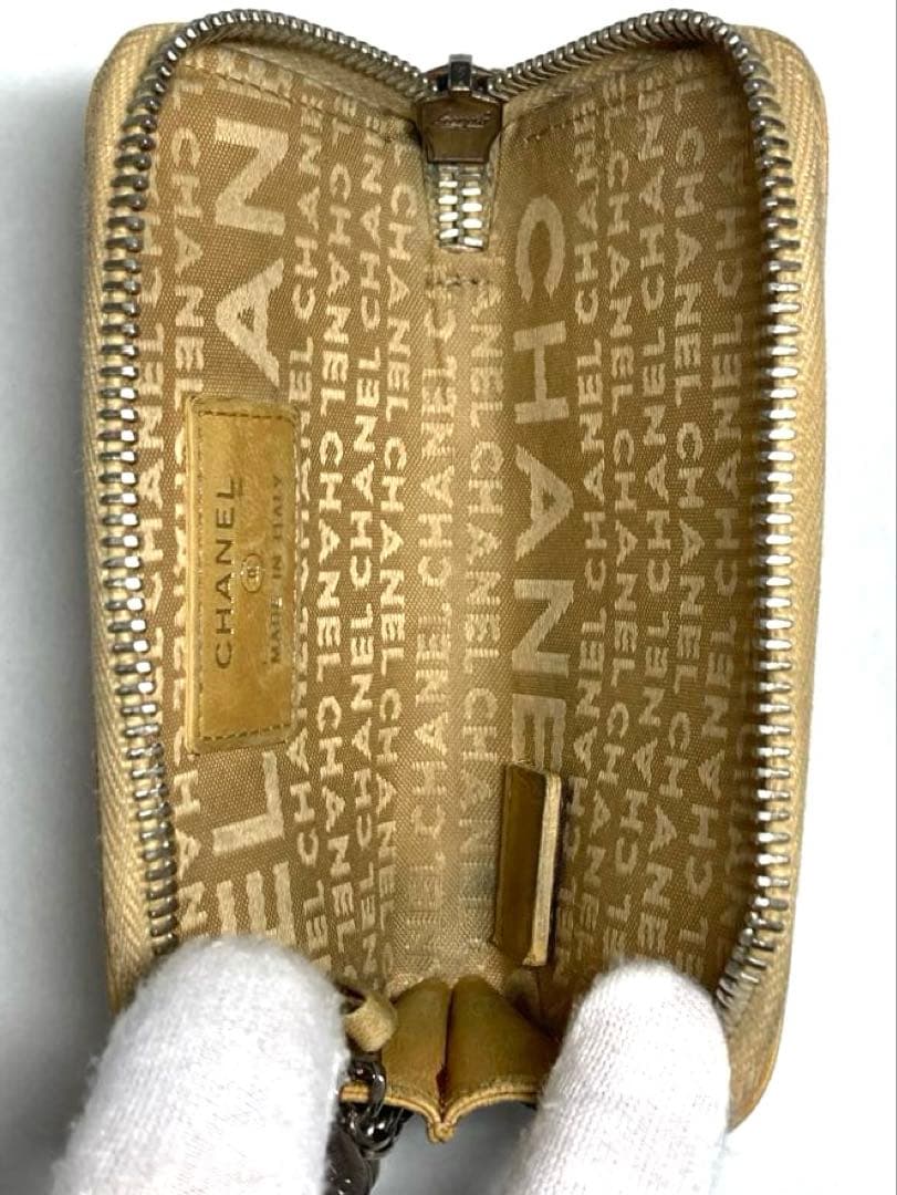 シャネル　アイコンライン　ココマーク　レザー　ケース　カードケース