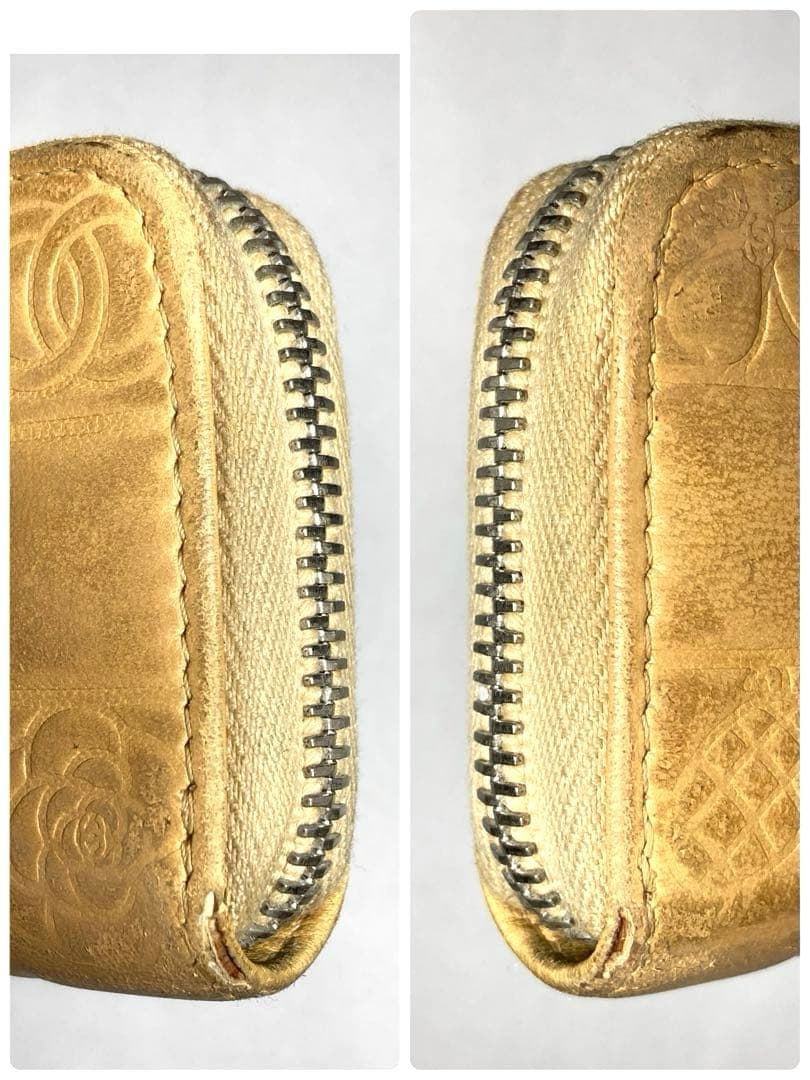 シャネル　アイコンライン　ココマーク　レザー　ケース　カードケース