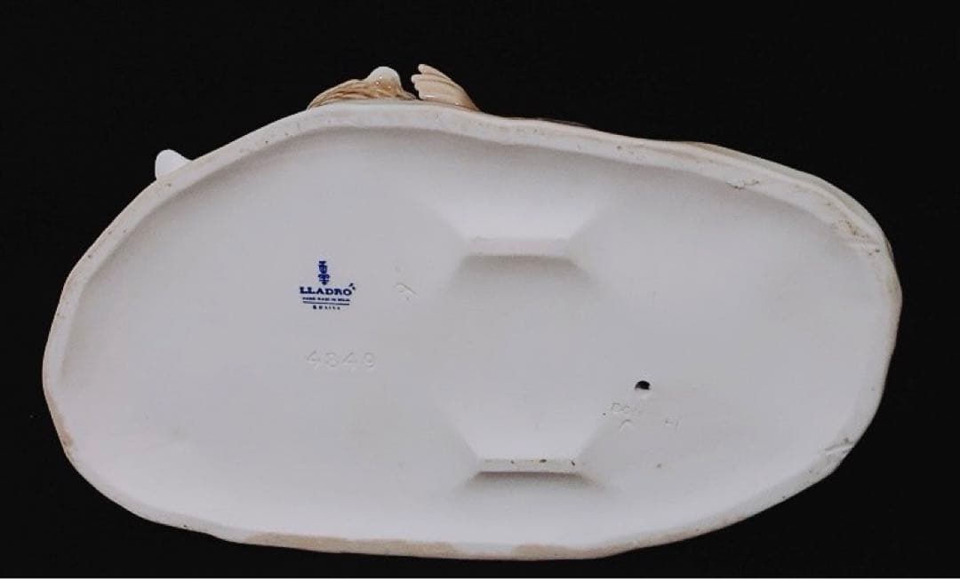 【極美品】LLADRO オールドリヤドロ 「お食事の時間」1973年製